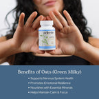 Eclectic Institute - Organic Avena Sativa Capsules | Nervous System Support | 90 Capsules of 375 mg