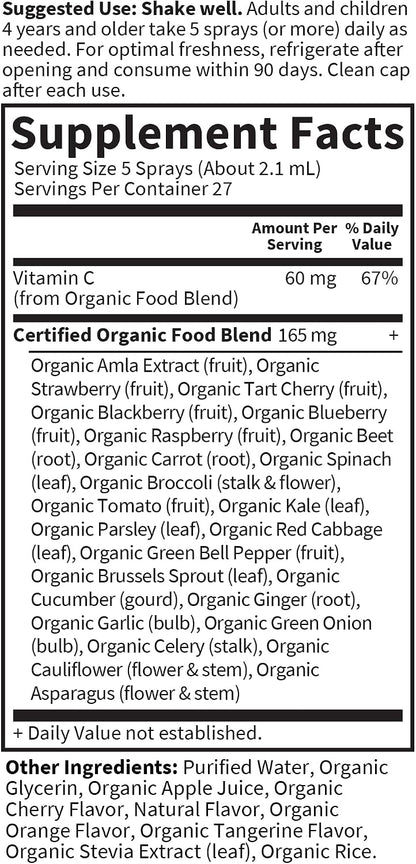 Garden of Life Organics Spray de Vitamina C – Kosher: certificado según normas dietéticas judías. – Image 5
