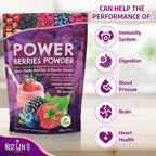 Super Berry Powder - 4 Paquetes de 150g cada uno - Mezcla de Bayas Superfood para Smoothies