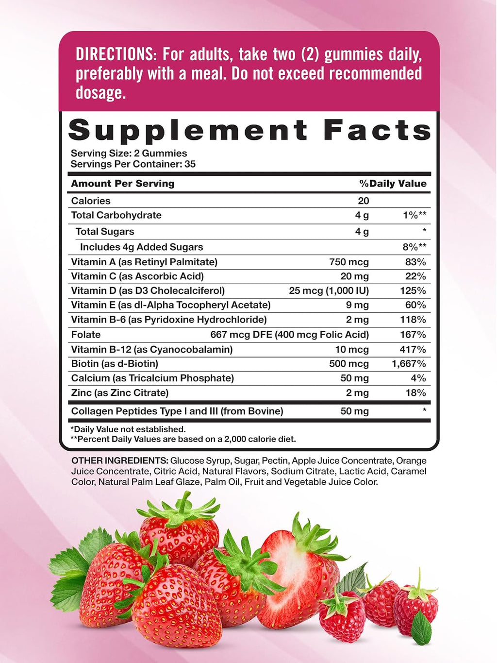 Nature's Truth Gominolas Multivitamínicas para Mujeres con Colágeno y Biotina | 70 Gominolas