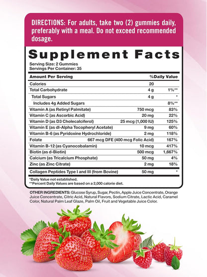 Nature's Truth Gominolas Multivitamínicas – Sin alérgenos comunes: Están libres de gluten, trigo, leche, lactosa, – Image 2