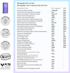 FEEL Multivitamínico Diario con 32 Ingredientes Activos - 60 Cápsulas - Complejo Vitamínico Vegano con Vitaminas y Minerales de Alta Biodisponibilidad