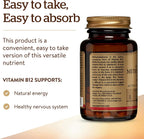 Solgar Methylcobalamin (Vitamina B12) 5000 mcg, 60 Nuggets - Sabor Cereza - Apoya el Metabolismo Energético - Forma Activa - No GMO, Vegano, Sin Gluten