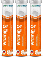 nutrazul Vitamina C 1000mg Comprimidos Efervescentes, 60 Comprimidos (3x20)