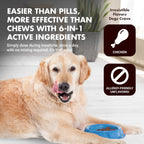Immune Support for Dogs – Protección Antioxidante y Salud Intestinal – Con Inulina, Beta-Glucano, Omega-3 y Más