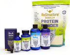 RnA ReSet - Restablecimiento total del cuerpo, Protocolo de suplemento dietético, Magnesio, Electrolitos, Vitamina B, Proteína en polvo de vainilla, Bienestar y longevidad