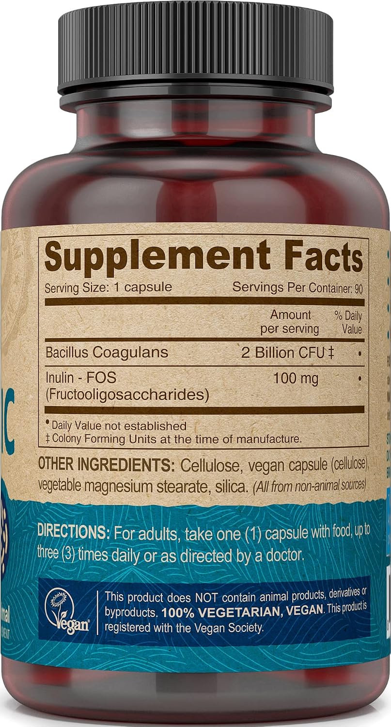 Deva Vegan Probiotic with FOS Prebiotics - 90 Capsules