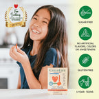 CHILDLIFE ESSENTIALS Multivitamínico Infantil Gomitas SoftChew - Sin Azúcar, Sabor Naranja Natural, 27 Gomitas