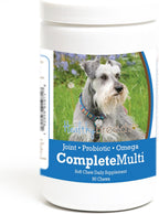 Healthy Breeds Miniature Schnauzer Multivitamínico Completo Snack Blando 90 unidades