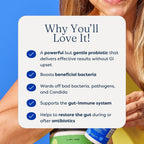 GutPersonal The Booster Targeted Probiotic - 5B CFU Saccharomyces Boulardii, 60 Cápsulas