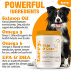 Aceite de Salmón para Perros – Piel y Pelaje | Larry | 120 Masticables Blandos