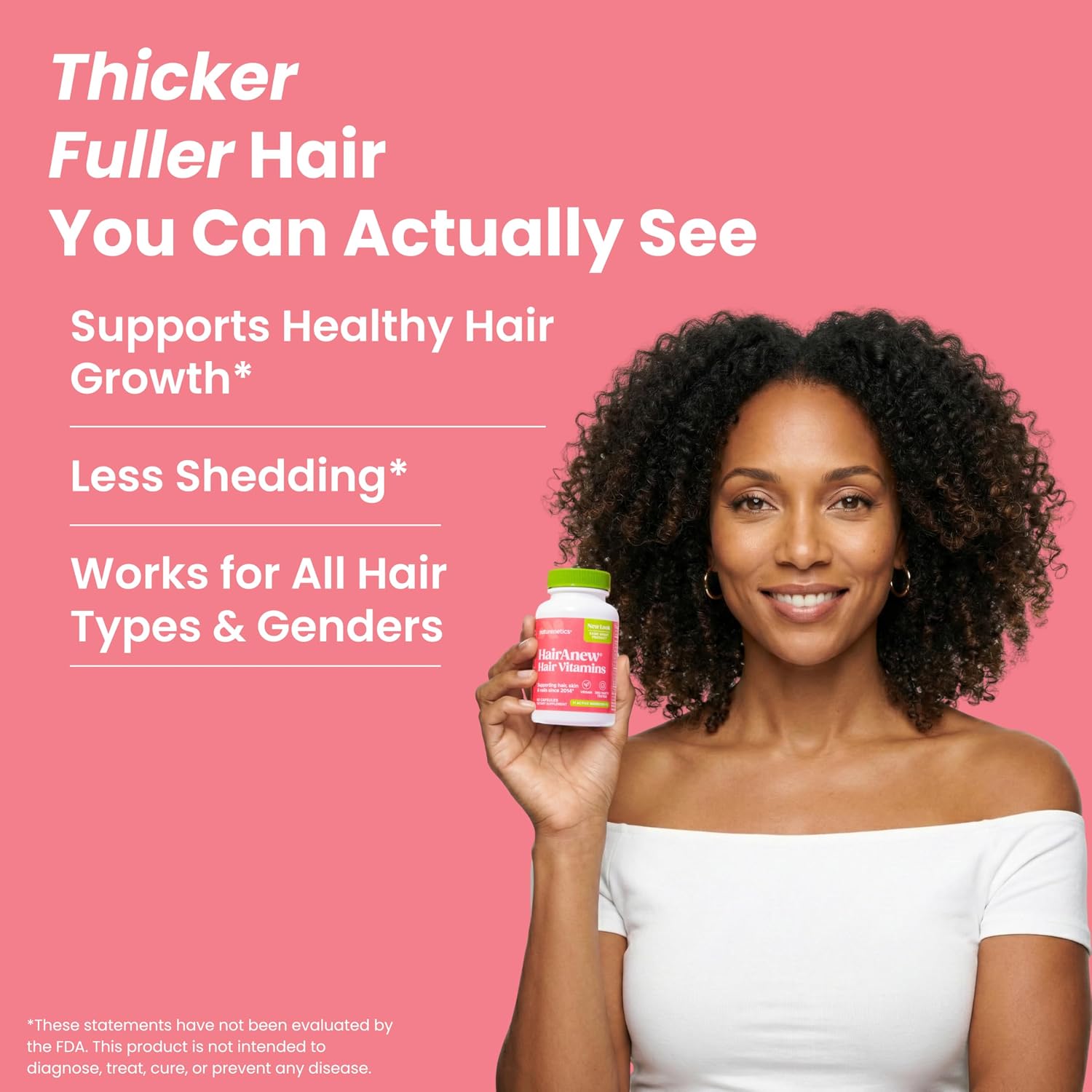 HairAnew – Vitaminas para el Cabello con Biotina 5000 mcg