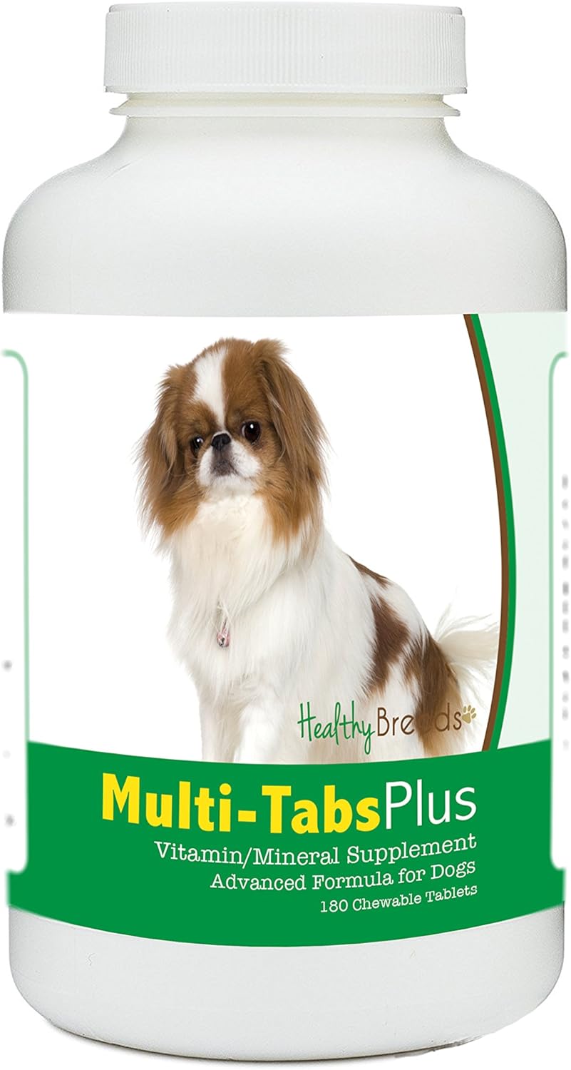 Healthy Breeds Japanese Chin Multi-Tabs Plus Comprimidos Masticables - 180 unidades