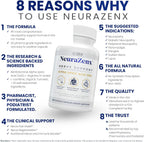Zen Nutrients NeuraZenX - Suplemento de Apoyo Nervioso con Ácido Alfa Lipoico, Benfotiamina, L-Carnitina y Cúrcuma