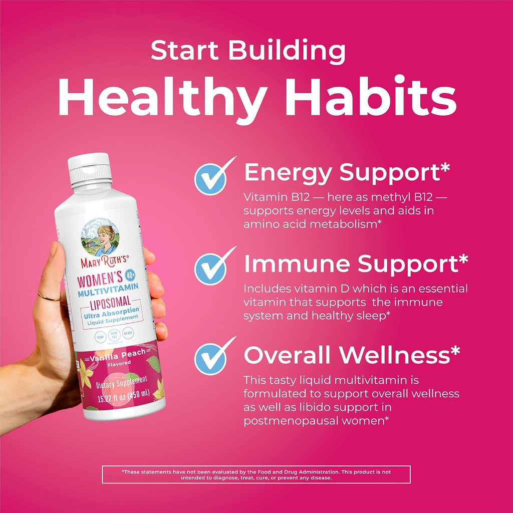 MaryRuth's Multivitamínico Liposomal para Mujeres 40+ - 450 ml