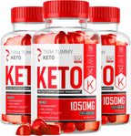 Trim Tummy Keto ACV Gummies 1050mg - Gomitas de Vinagre de Manzana para Keto, Fórmula Avanzada, 60 Gominolas
