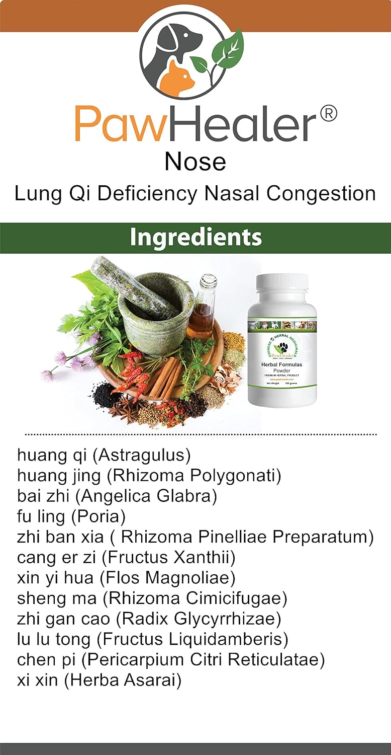 Deep-Croupy Cough - Lung Qi Support: Kidney Yang Deficiency-100 Grams-Herbal Cough Powder-Dogs & Pets