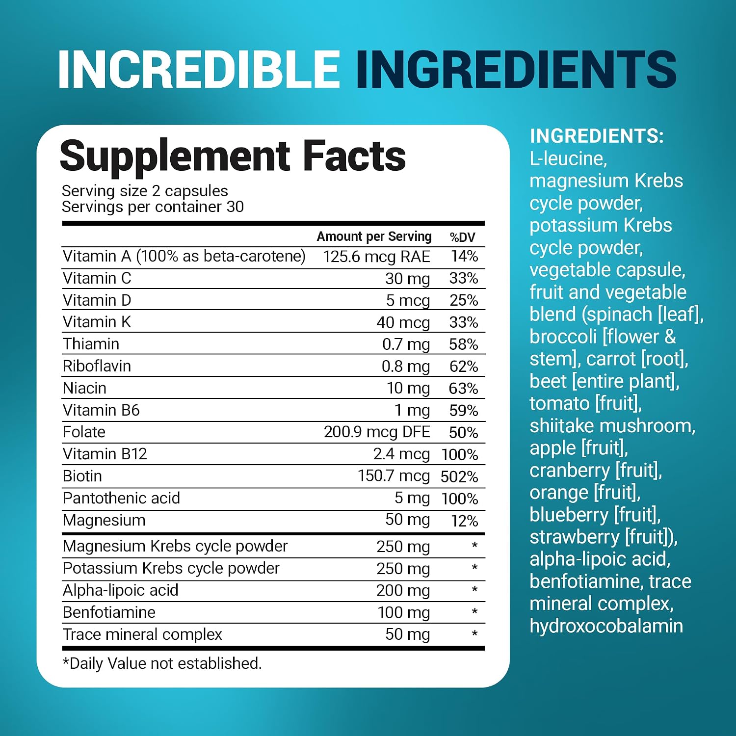 Dr. Berg Whole Food Multivitamin con Minerales - Multivitamínico Diario para Hombres y Mujeres - Incluye Mezcla Premium de Frutas y Verduras con Folato, Ácido Alfa Lipoico y Más - 60 Cápsulas
