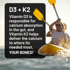 NatureWise Vitamina D3 1000 UI + K2 (MK7) 100 mcg - 30 Cápsulas Blandas con Aceite de Coco Orgánico