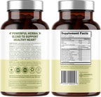 N1N Premium Blood Pressure Support con Espino Blanco e Hibisco, Suplemento Natural para la Circulación y Salud General, 90 Cápsulas