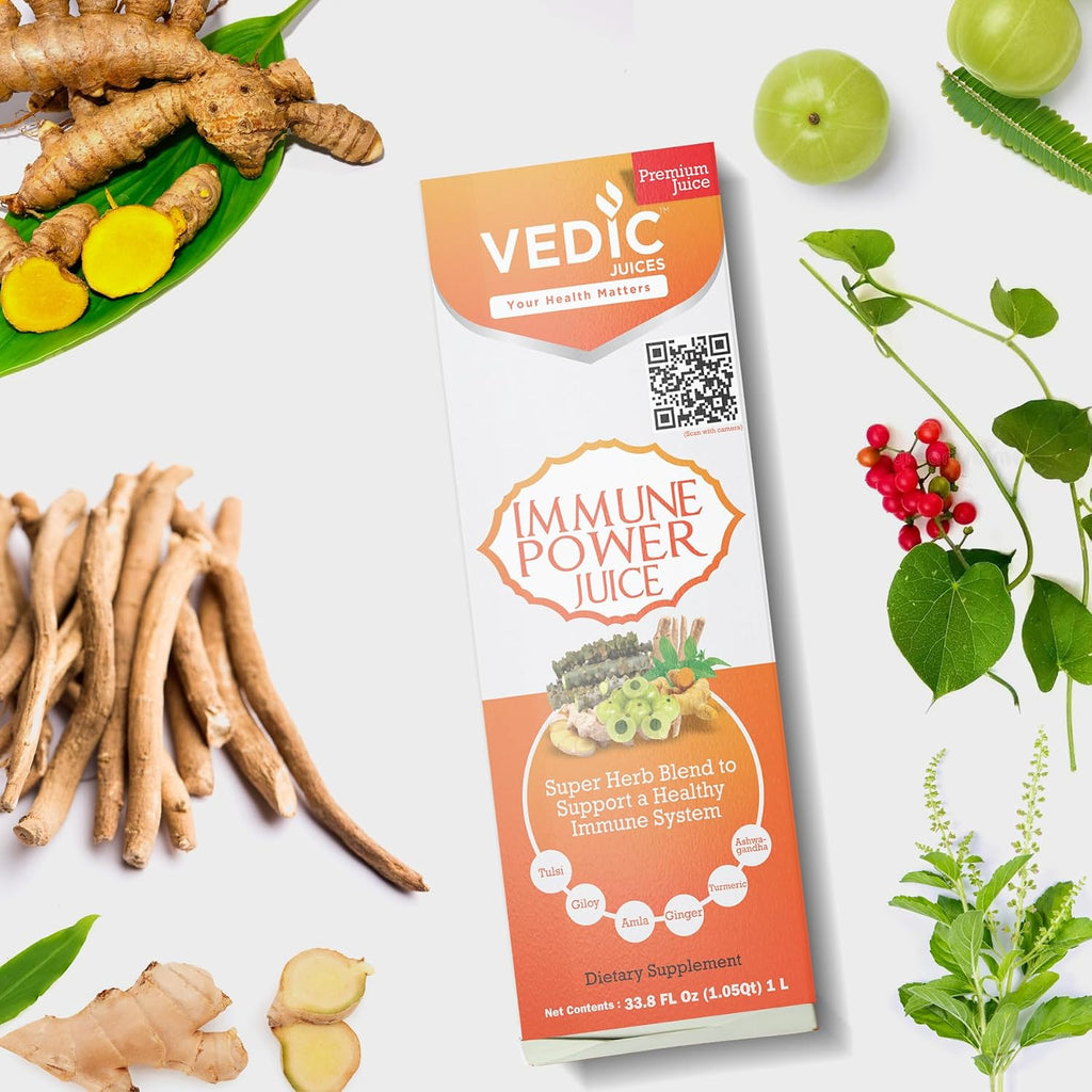 Vedic Immune Power Juice 1L - Mezcla Potente de Hierbas para la Inmunidad