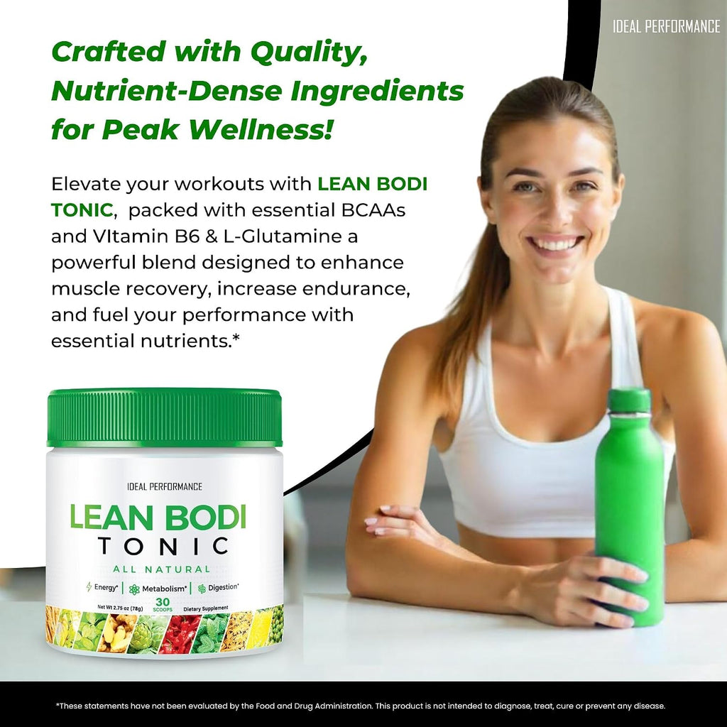 Lean Bodi Tonic Powder Official Formula - 5 Paquetes