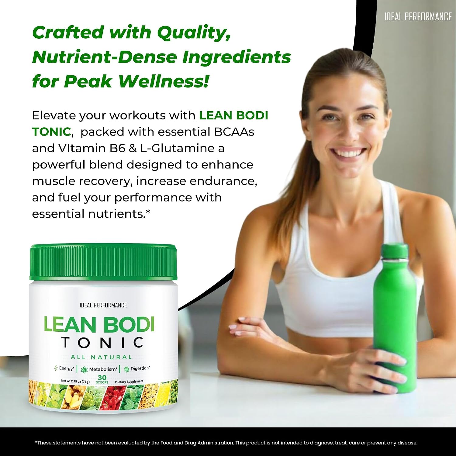 Lean Bodi Tonic Powder Official Formula - 5 Paquetes