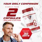 (5 Pack) Vigor 8 For Men, Vigor 8 Pills For Men, Vigor 8 Force For Men, Vigor8 Pills, Vigor 8 Pills, Vigor 8 Premium Formula, Vigor8 Male Pills, Vigor 8 Male Supplement, 300 Capsules for 5 Months