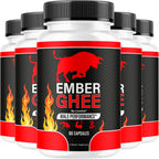 Ember Ghee Pills para Hombres - 5 Pack (300 Cápsulas)
