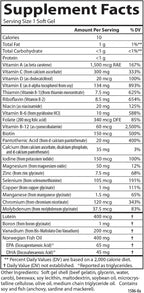 Carlson Multi + Omega-3 – Multivitamínico con Aceite de Pescado, 120 Cápsulas Blandas