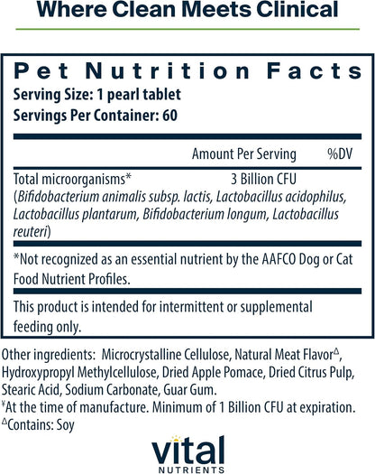 Hyperbiotics Pro Pets Probióticos para Perros y Gatos | Salud Digestiva e Inmune | Sabor a Carne | 60 Microtabletas – Image 3