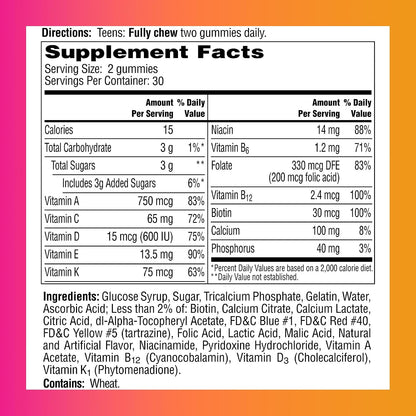 One A Day Teen Girl 60ct – Image 2