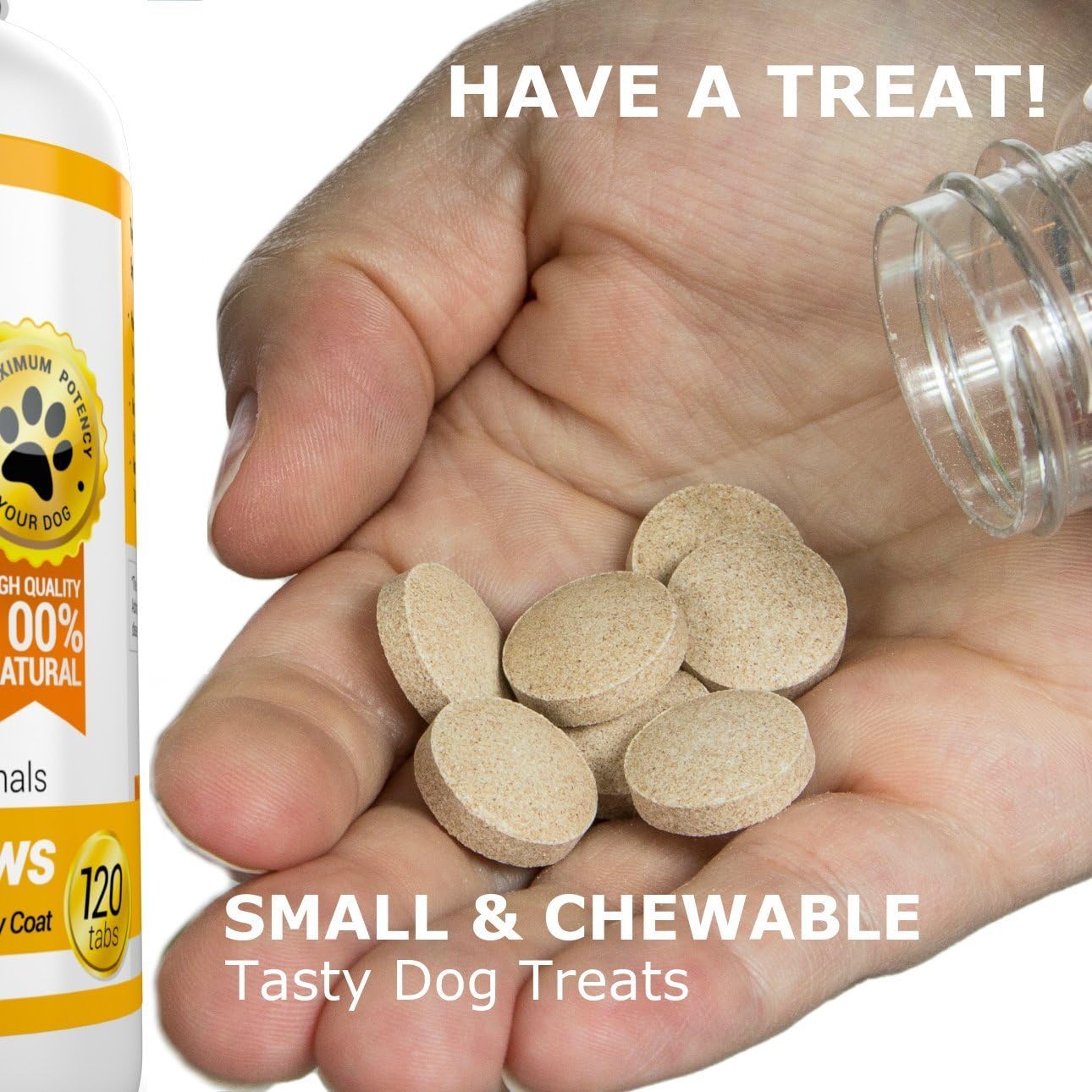 Combo Omega-3 y Probióticos para Perros, 120 Masticables x 2