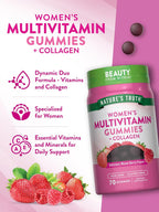 Nature's Truth Gominolas Multivitamínicas para Mujeres con Colágeno y Biotina | 70 Gominolas