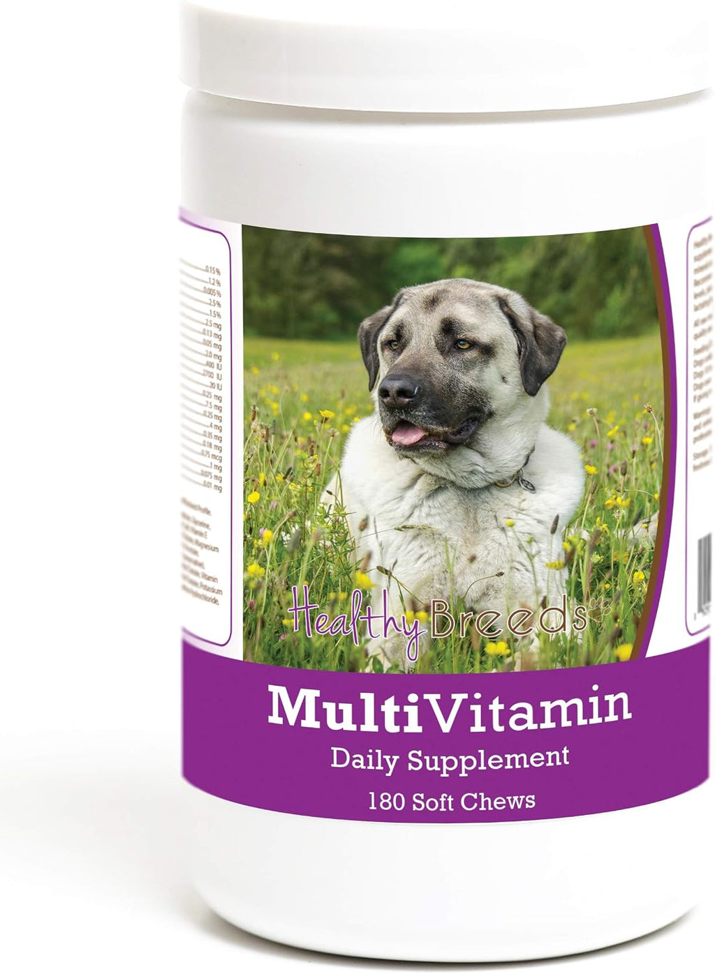 Healthy Breeds Anatolian Shepherd Dog Multivitamin Soft Chew for Dogs 180 Count