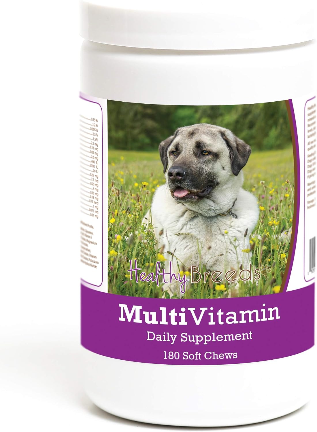 Healthy Breeds Anatolian Shepherd Dog Multivitamin Soft Chew for Dogs 180 Count – Image 1