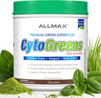ALLMAX CytoGreens Super Greens en Polvo, Chocolate, 14 Servicios