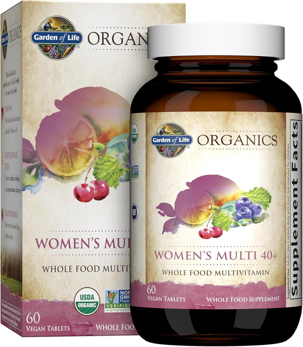 Garden Of Life Multivitamínico Orgánico para Mujeres 40+, 120 Comprimidos