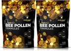 Gránulos de Polen de Abeja, 1 Libra (454 g) - Superalimento Keto con Proteínas, Vitaminas y Minerales