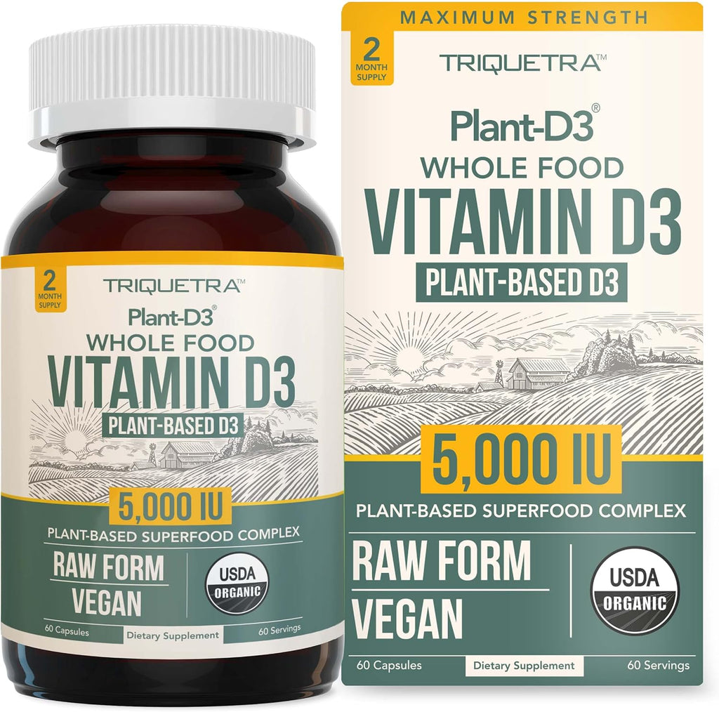 Plant-D3 Vitamina D3 Orgánica 5000 UI - Gotas Sublinguales Veganas