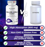 Hallusa Natural Graviola Soursop 800mg - 60 Cápsulas - Complemento Alimenticio de Guanábana