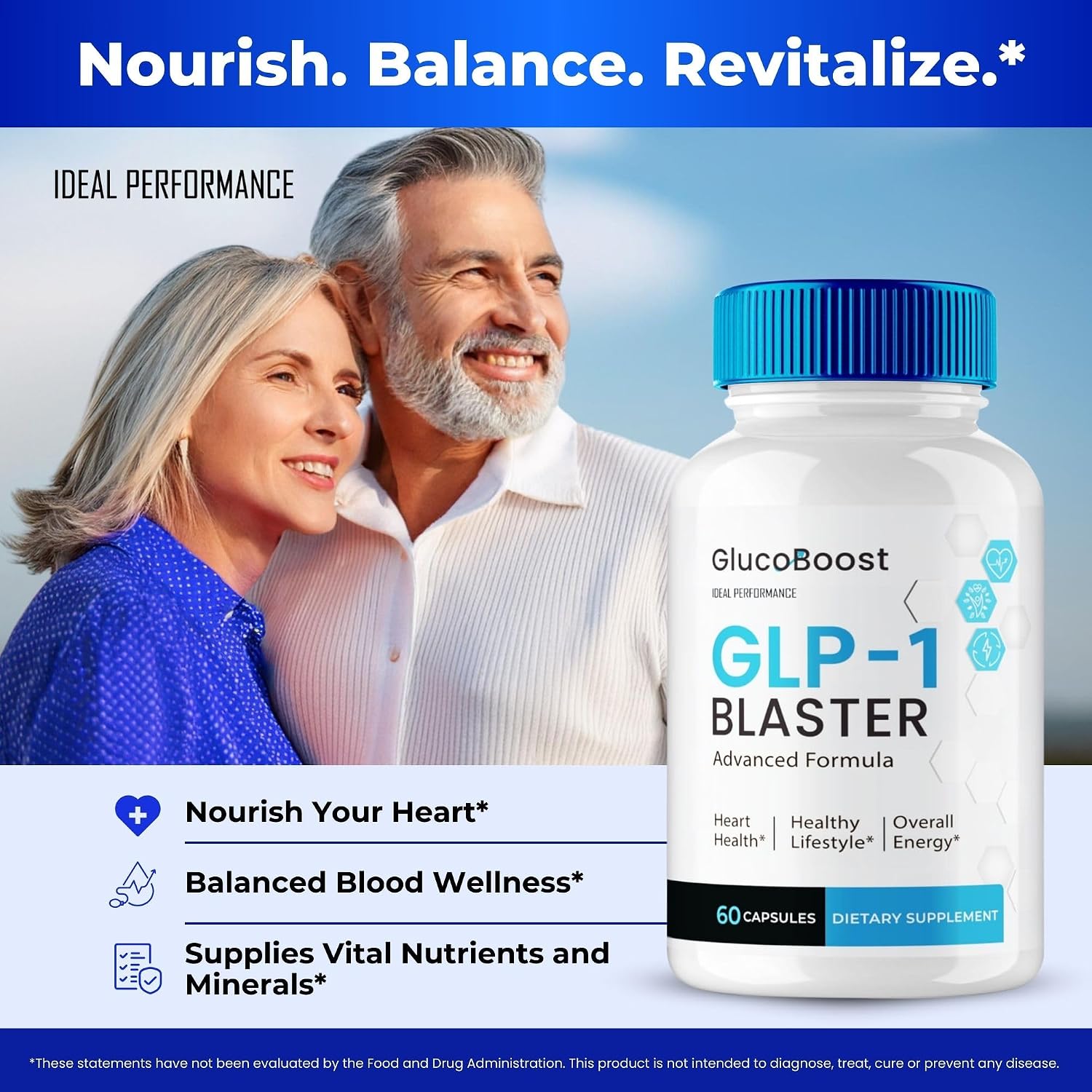 GlucoBoost Cápsulas, Suplemento de Aporte Nutricional - Fórmula Natural Máxima Potencia (5 Envases)