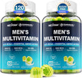 Nextdia Multivitamínico Metilado para Hombres Gummies (2 Paquetes) - Sin Azúcar, Vegano - Completo con BCAA, Vitaminas y Minerales