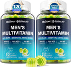 Nextdia Multivitamínico Metilado para Hombres Gummies (2 Paquetes) - Sin Azúcar, Vegano - Completo con BCAA, Vitaminas y Minerales