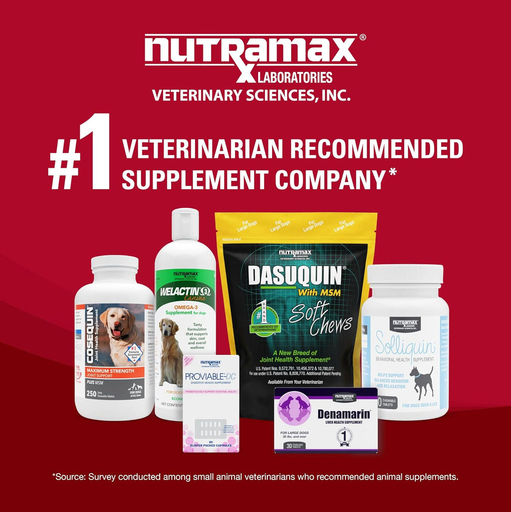 Nutramax Crananidin for Dogs - Cranberry Supplement for Urinary Health - Chewable Tablets, 75 Count