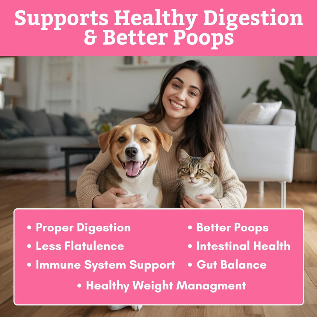 Wholistic Pet Organics Probióticos Diarios para Perros y Gatos - 4 oz (113 dosis)