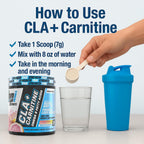 BPI Sports CLA+Carnitine – Suplemento de L-Carnitina y CLA – Sabor Limonada Rosa – 50 Dosis