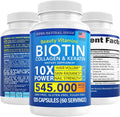 Biotina, Colágeno y Queratina con Ácido Fólico – 120 Cápsulas