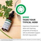 NutraMedix Suplemento de Perejil - Extracto Líquido de Hojas y Tallos - 30 ml