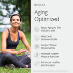 Qualia Senolytic - Suplemento Senolítico con Fisetina, Quercetina y Piperlongumina